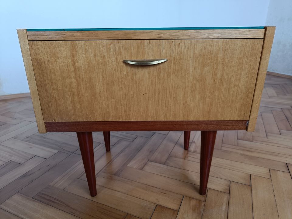 DDR Schrank Kommode Mid Century Vintage Retro Möbel Sideboard alt in Triptis