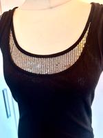 QS by S.Oliver Tank Top schwarz Pailletten Gr S Hessen - Kalbach Vorschau