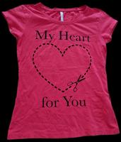 My Heart for you T-shirt in Größe M von Fishbone sisters Rheinland-Pfalz - Bad Kreuznach Vorschau