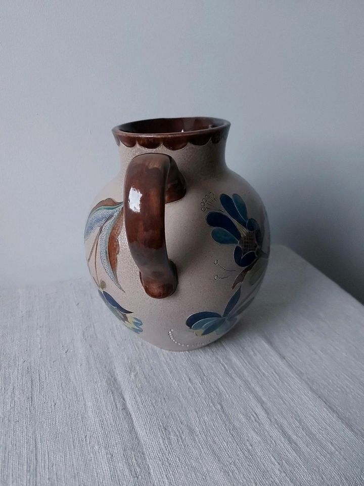 Jaschy Vase Keramikvase Krug Handarbeit Henkelvase in Adendorf