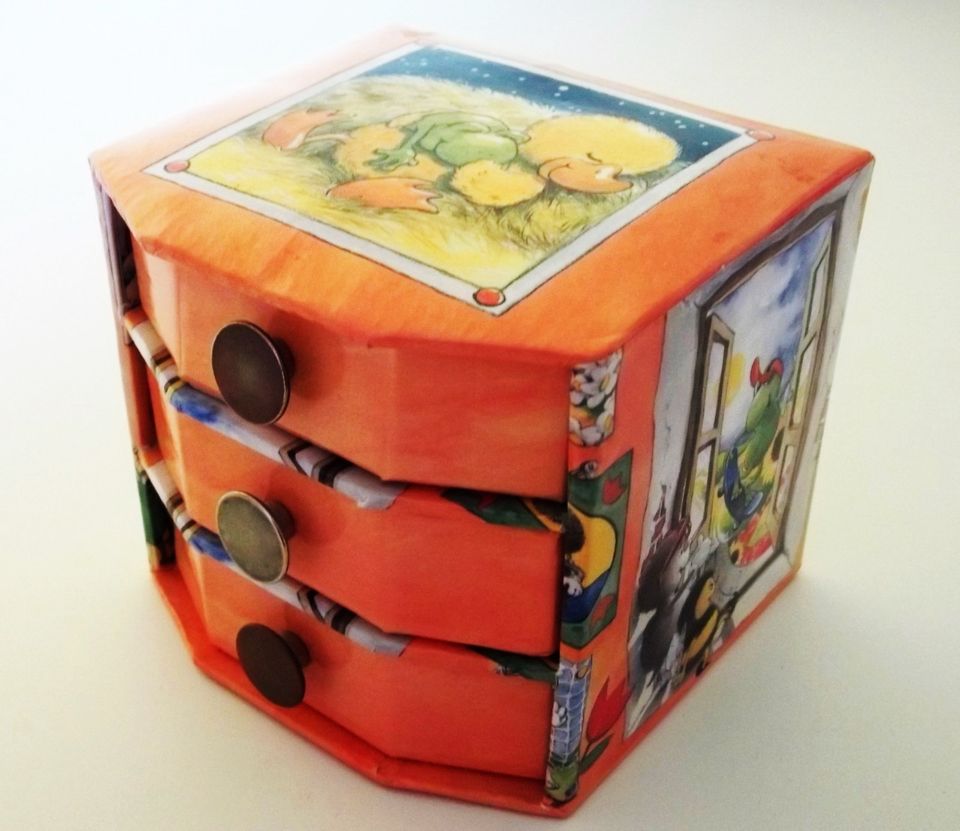 Schubladen - Box mit Kindermotiven / Mini - Kommode in Düren