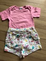 Sommer Set Body Shorts rosa pink bunt Gr 80/86 neu Nordrhein-Westfalen - Düren Vorschau