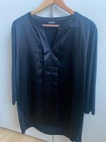Bluse, Dunkelblau, Satin, Jersey, 44, Taifun, neu Bayern - Landshut Vorschau
