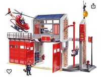 playmobil feuerwehrstation inkl feuerwehrauto und schlauchturm Niedersachsen - Harsefeld Vorschau