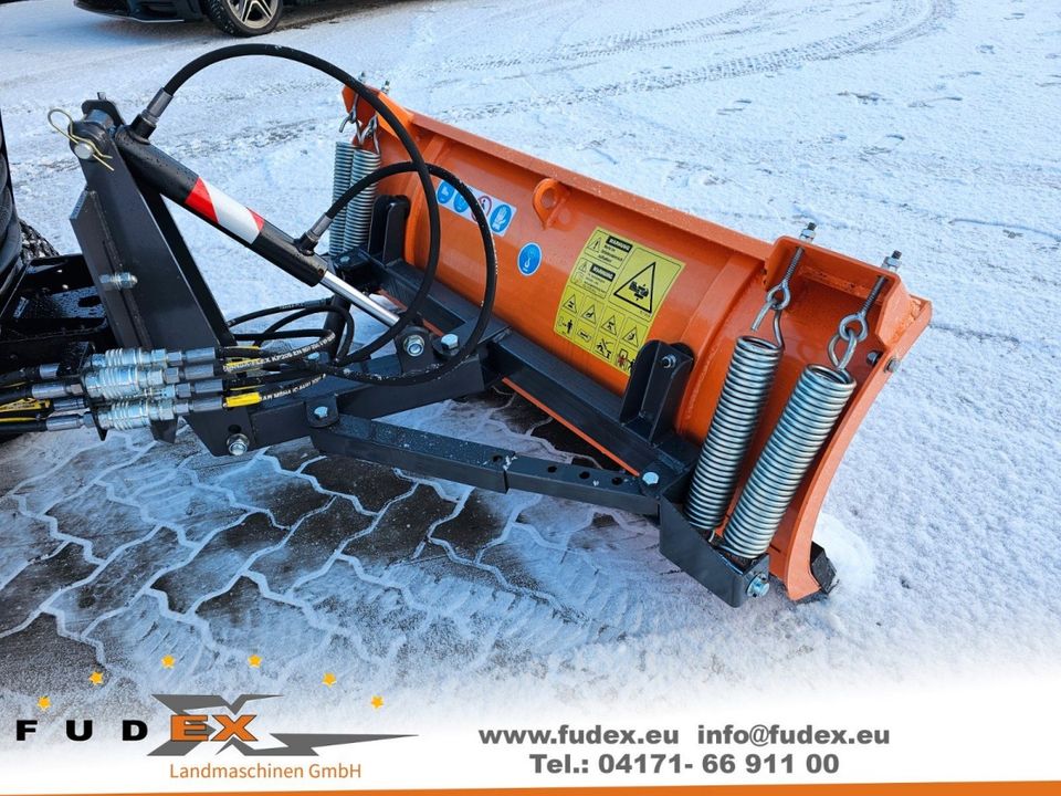 Fudex Schneeschild FM-130 130cm hydraulisch Schwenkbar Traktor Kleintraktor Zubehör in Winsen (Luhe)