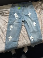 Chrome Hearts White Cross Patch Jeans Hessen - Weilmünster Vorschau