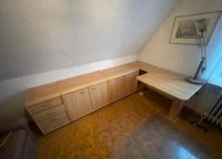 Schreibtisch Eckschreibtisch aus Holz mit Schrankfächern Feldmoching-Hasenbergl - Feldmoching Vorschau