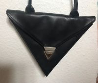 kleine Handtasche, Dreieck Umhängetasche schwarz Vintage Bayern - Schwabach Vorschau