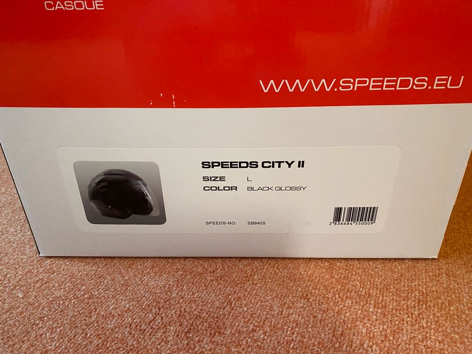 Motorradhelm Speeds City 2 Gr. L fast neu in Panitzsch