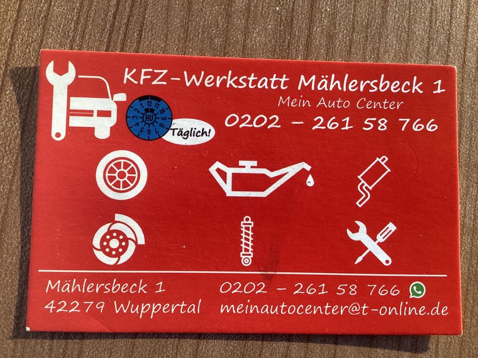 48*€/Std Kfz Werkstatt TÜV Reparatur,Bremsen,Digital Serviceheft in Wuppertal