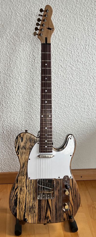 Slick SL51 - Black Ash Aged (Telecaster Style) in Mönchengladbach