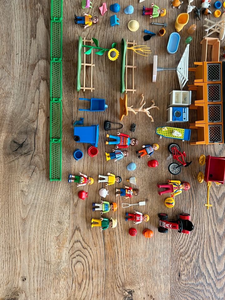 Playmobil Riesen Set an Kinderzimmer, Streichelzoo, wäschesalon in Ubstadt-Weiher