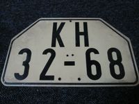 DDR IFA LKW Anhänger Kennzeichen Nummernschild hinten Hartplastik Berlin - Hohenschönhausen Vorschau