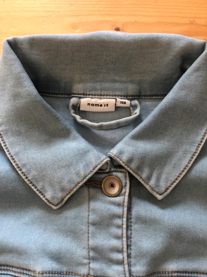 Übergangsjacke Jeansjacke Name it 164 cropped Elasthan blau in Braunschweig