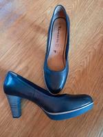Tamaris Plateau Pumps wie neu Leder schwarz Gr. 40 Bayern - Schweinfurt Vorschau