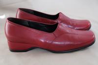 Schuhe Slipper Gabor rot Leder Gr. 8 /42 Weite G Hessen - Petersberg Vorschau