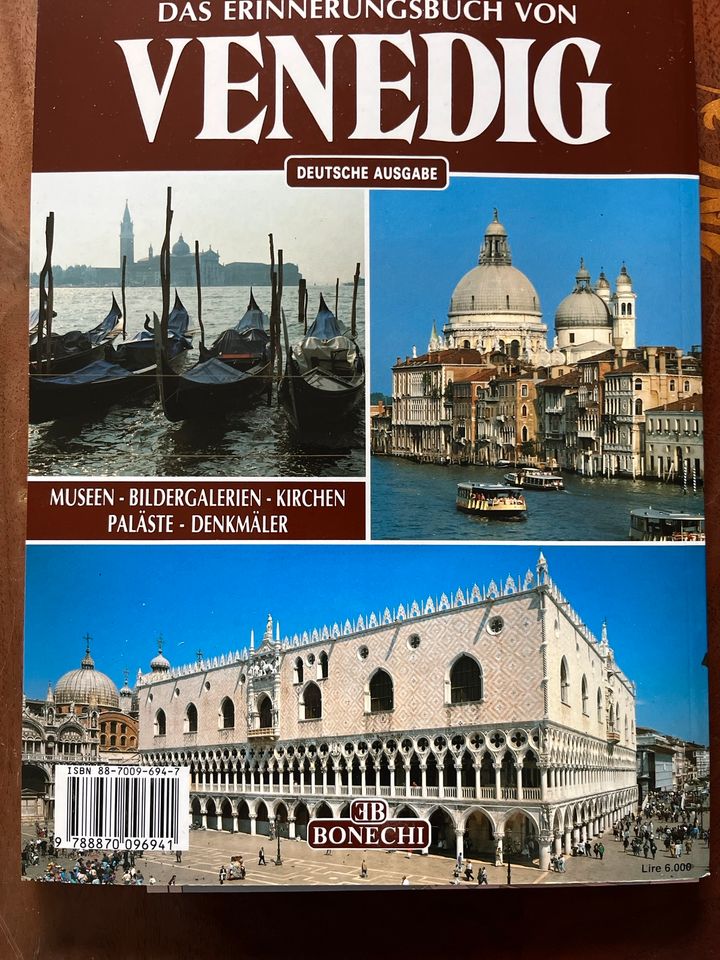 Erinnerungsbuch Venedig deutsche Ausgabe in Berlin