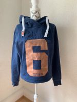 Hoodie von Superdry, Sweatshirt jeansblau-rosé, Baumwolle Niedersachsen - Salzgitter Vorschau