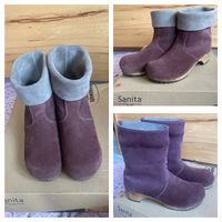 Sanita Wild Leder Charlotta Stiefel Aubergine Grau 41 Clogs neuw. Bielefeld - Bielefeld (Innenstadt) Vorschau