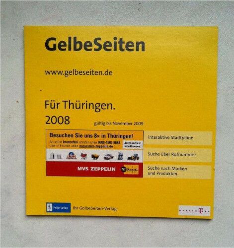 Gelbe Seiten Thüringen 2008 in Apolda