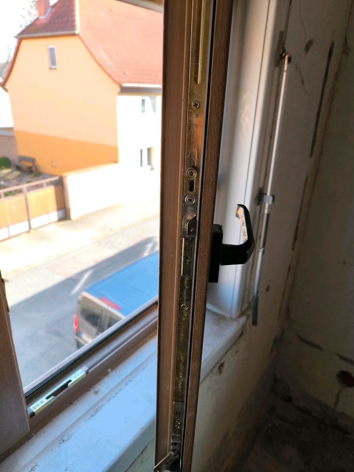 Fenster Kunststoff braun 115x93 *Preissturz in Ichtershausen