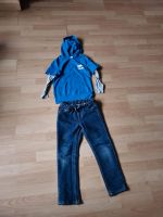 Jungen Jeans Schlupfhosen + Langarmshirt 116 Bayern - Augsburg Vorschau