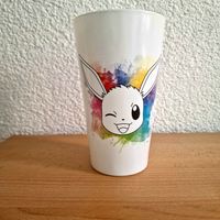 Pokemon Evoli Glas Trinkglas Sachsen-Anhalt - Querfurt Vorschau