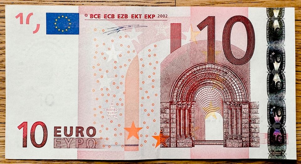 10 € Euro Sammler Geldschein 2002 neu! in Hanau