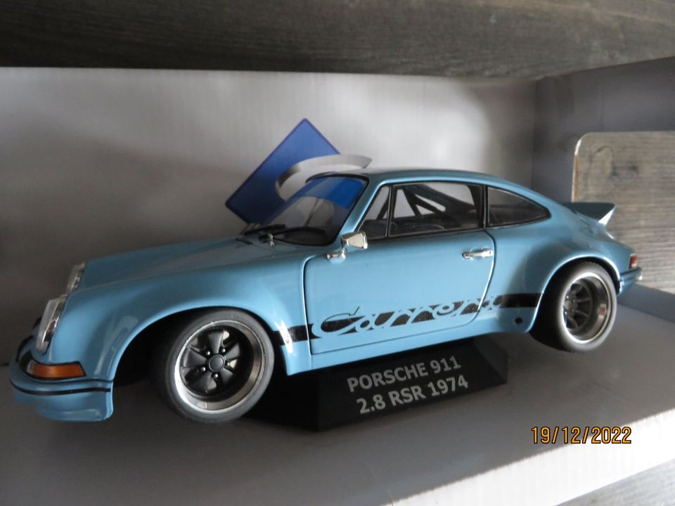 1:18 Porsche 911 Carrera RSR 2,8  Hellblau, Tuning Umbau in Köln