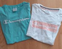 2 Champion Shirt Mädchen 13/14 Jahre weiß türkis Nordrhein-Westfalen - Meerbusch Vorschau