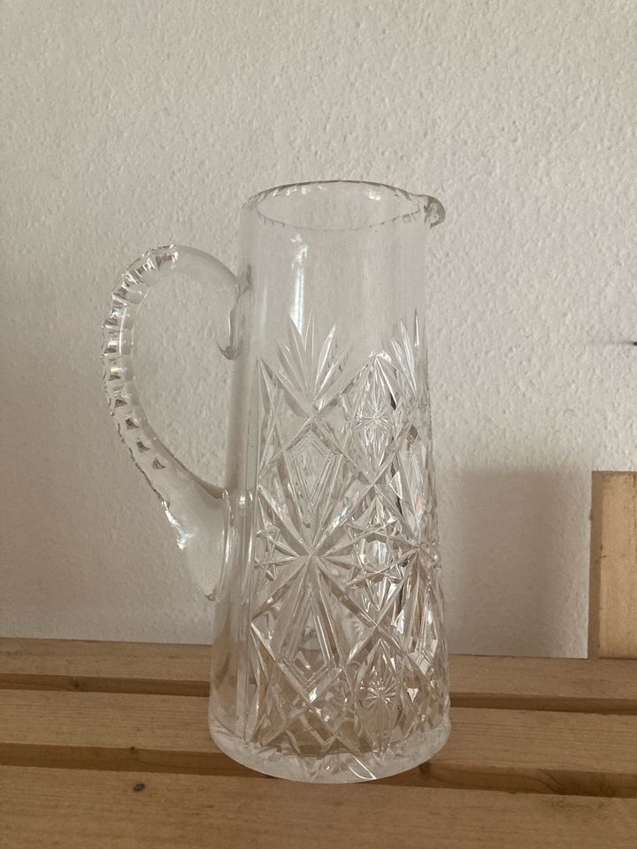 Kristallglaskrug oder Vase in Heideck