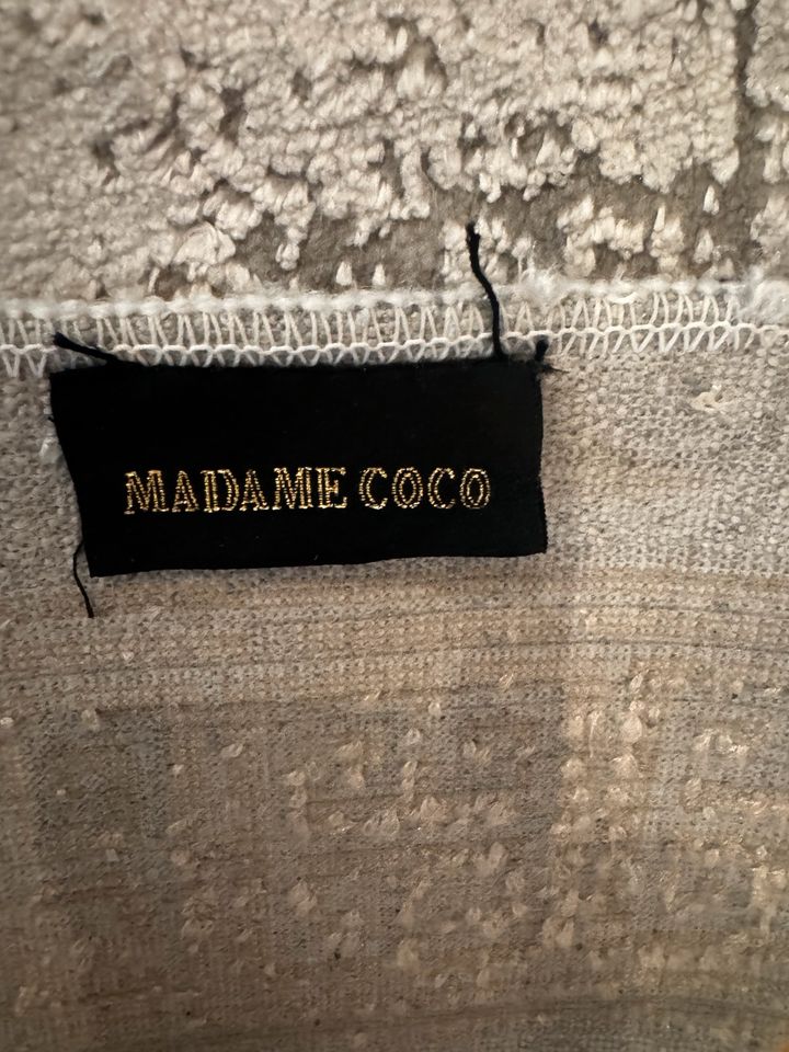 Teppichvorleger von Madame Coco Silber Grau beige wie neu. in Hamburg