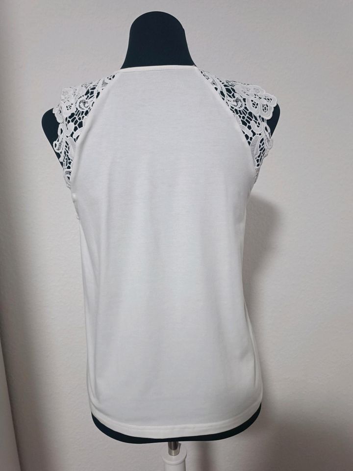 Shein Top Oberteil Shirt Bluse weiss Gr.S 36/38 neu in Wistedt