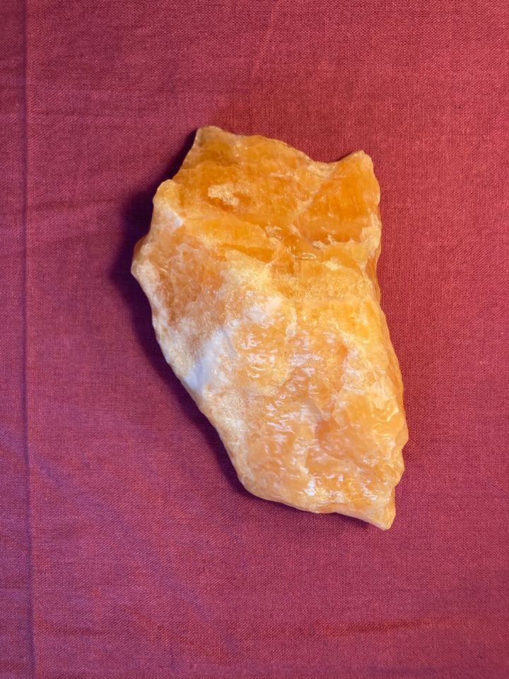 Orangencalcit Sonnencalcit Kraftstein 17cm 880g in Trier