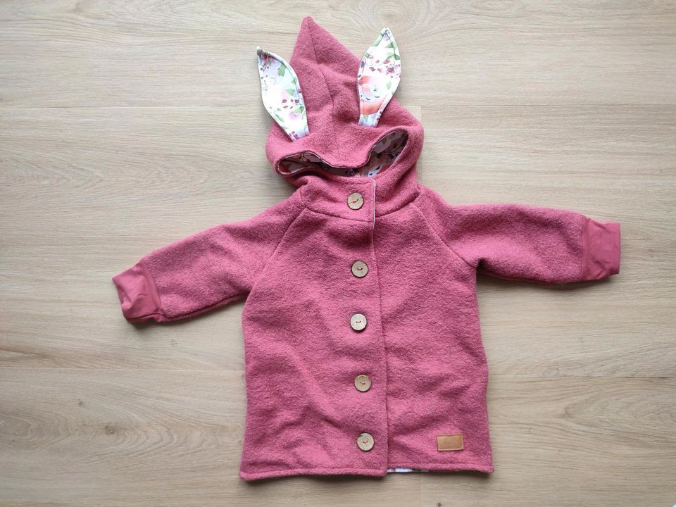 Woll Walkjacke Neu 74/80 Handmade in Maxdorf