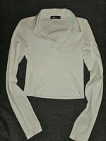 Crop Langarmshirt gr.S weiß Bayern - Burgbernheim Vorschau