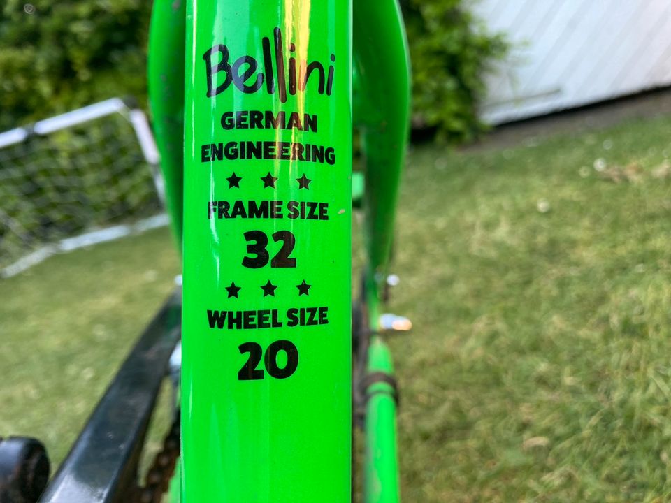 Rad Fahrrad 20 Zoll Bellini neongrün grün neuw in Altenberge