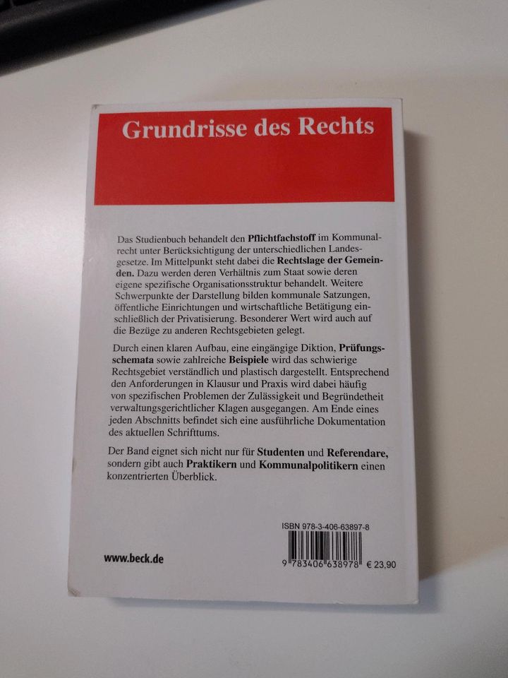 Buch Kommunalrecht in Pinneberg