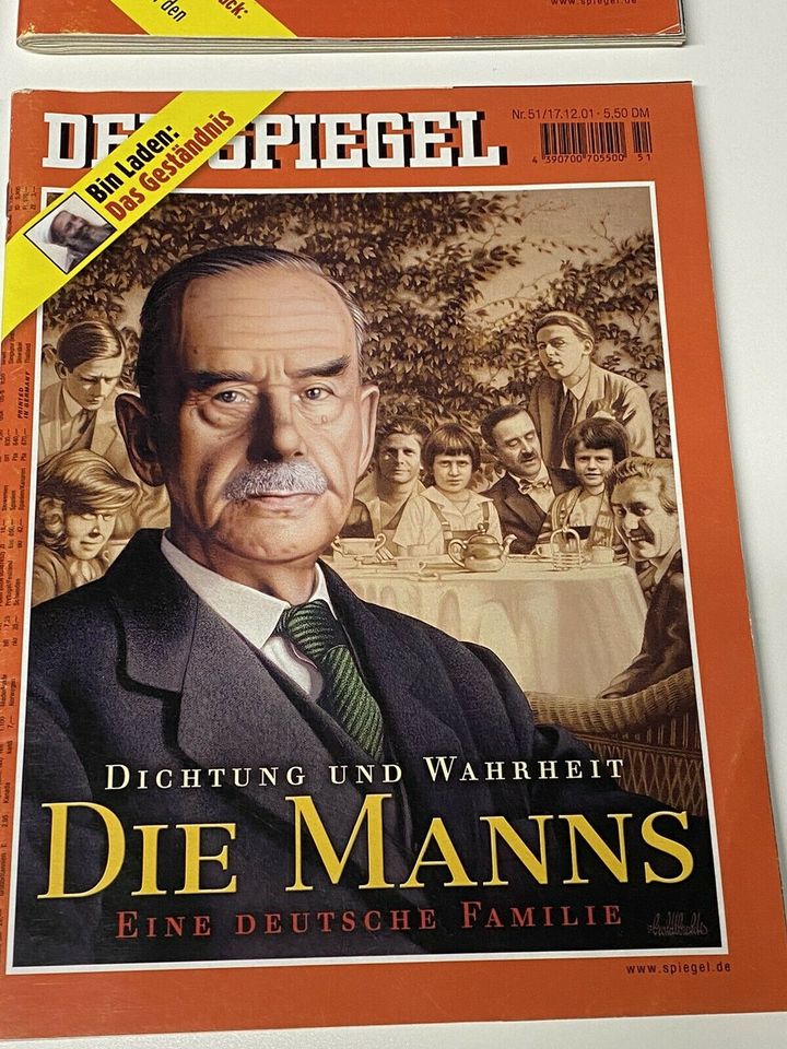Der Spiegel Ausgaben Jahr 2001 Zeitschrift in Glauburg