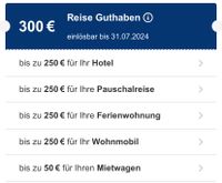 CHECK24 300 € Reise Guthaben Gutschein Hotel Urlaub Ferien Mecklenburg-Vorpommern - Mesekenhagen Vorschau