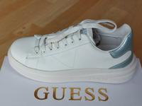 Guess Damen Sneaker Gr.39 Elbina weiß blue-metallic Rheinland-Pfalz - Simmern Vorschau