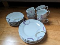 Geschirrset 5x Teller 6x Tasse 6x Unterteller Kaffee Leipzig - Altlindenau Vorschau