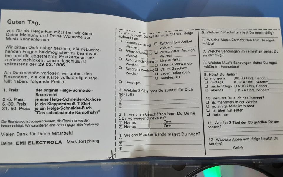 HELGE SCHNEIDER DVD und CD in Hünfelden