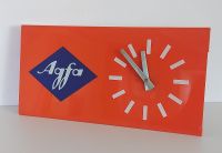 Agfa 1970s Wand- Tischuhr - vintage Werbung - orange Baden-Württemberg - Kißlegg Vorschau