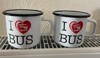 NEU VW Bus Emaille 1xBecher Tasse VW T1 Motiv: I love my Bus Nordrhein-Westfalen - Ascheberg Vorschau