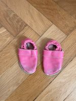 Mopu‘s Lederpuschen Lederschuhe Baby Schuhe 20/21 echtleder pink Ludwigsvorstadt-Isarvorstadt - Isarvorstadt Vorschau