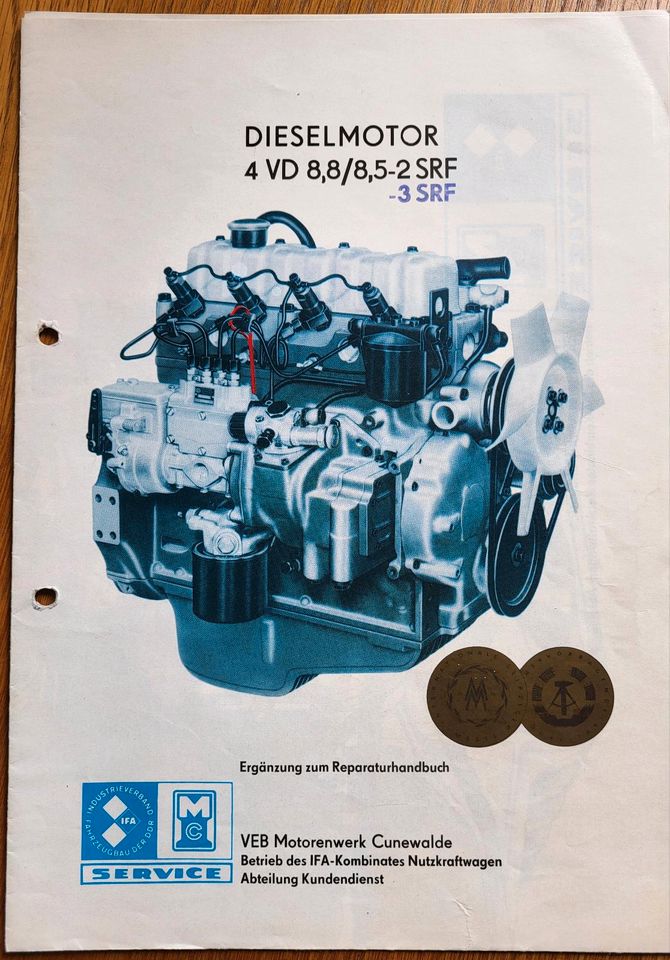 Cunewalder Motor - Messeprospekt in Kirchberg