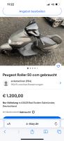 Peugeot 50ccm gebraucht Hessen - Bad Soden-Salmünster Vorschau