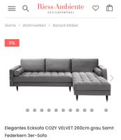3er Designer Sofa/Couch von Riess Ambiente Niedersachsen - Haren (Ems) Vorschau