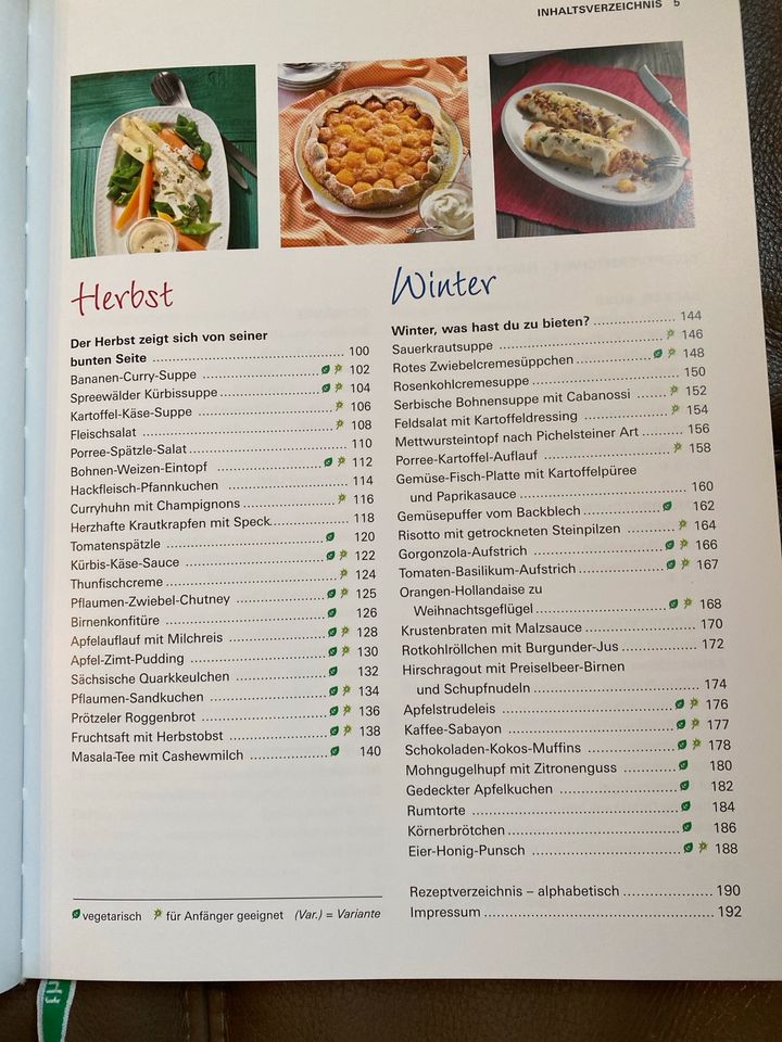 Thermomix Kochbuch „Kochen hat Saison“ TM 5 in Bermatingen